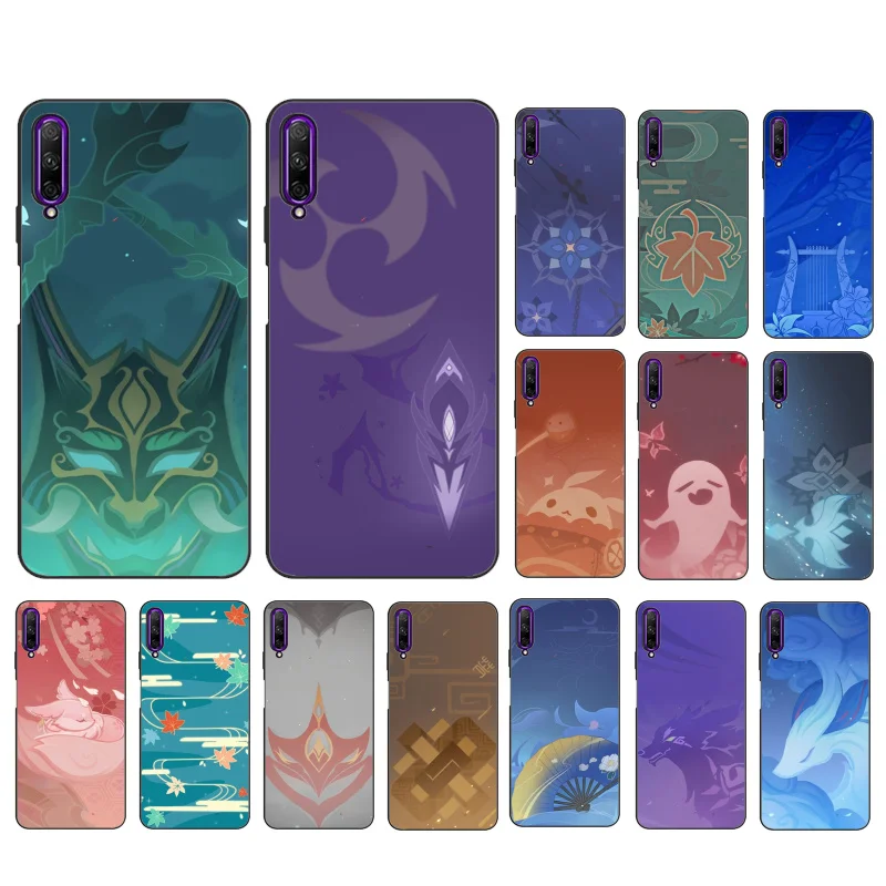 

Genshin Impact Namecard Phone Case For Huawei P50 Pro P30 P40 Lite P40Pro P20 lite P10 Plus Mate 20 Pro Mate20 X