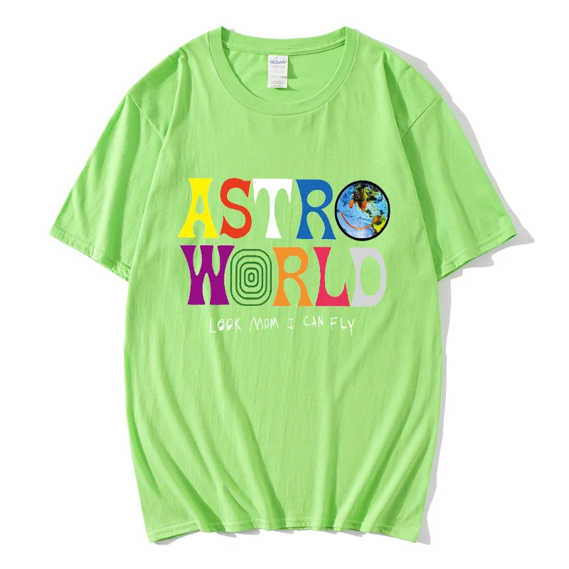 Hot Sale Hip Hop T Shirt Men Astroworld Harajuku T-shirt Wish You Were Here Letter Print Tshirt Fashion Men Tshirt