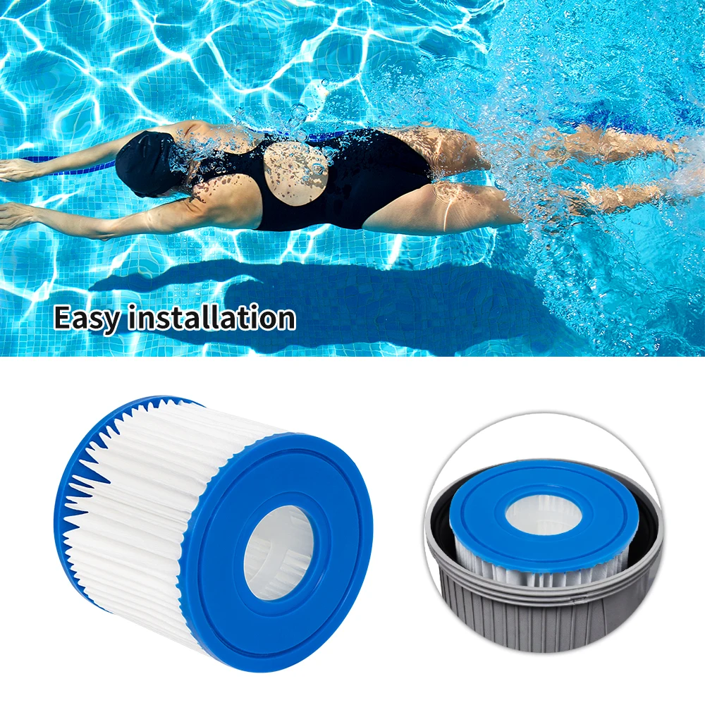 Фото Фильтрующий картридж типа D для бассейнов Intex, насосов Summer Waves RX600 FX600, P57100102, P57000104, Unicel C-4313 №4