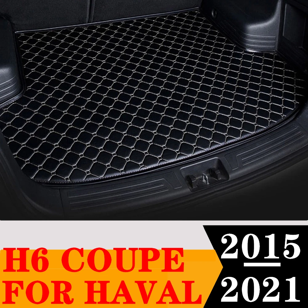 

Sinjayer коврик для багажника автомобиля, водонепроницаемые коврики для багажника автомобиля, Плоские Боковые Накладки для груза, подкладка для коврика для Haval H6 Coupe 2015 2016-2021