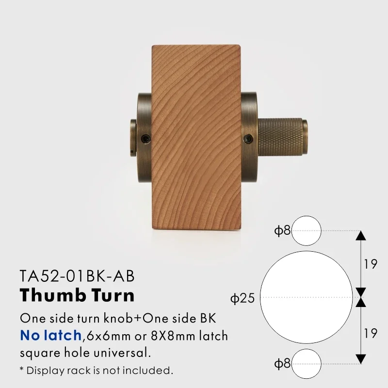 

Латунный внутренний замок Nurlin TA52-01BK