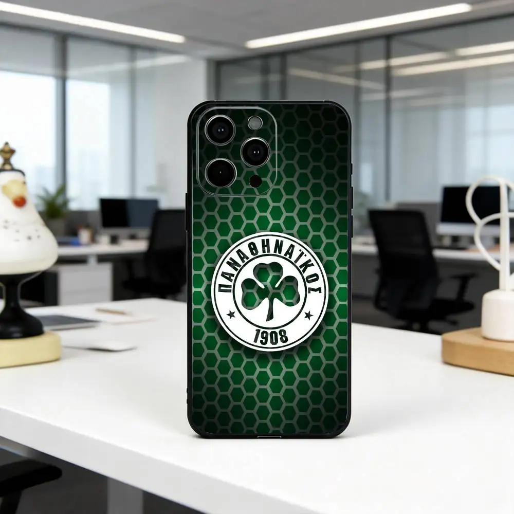 Фото Чехол для телефона ART P-Panathinaikos A-Athens PA для iPhone 17, 16, 15, 14, 13, 12, 11 Plus, Pro Max, XS, мягкий силиконовый, черный №4