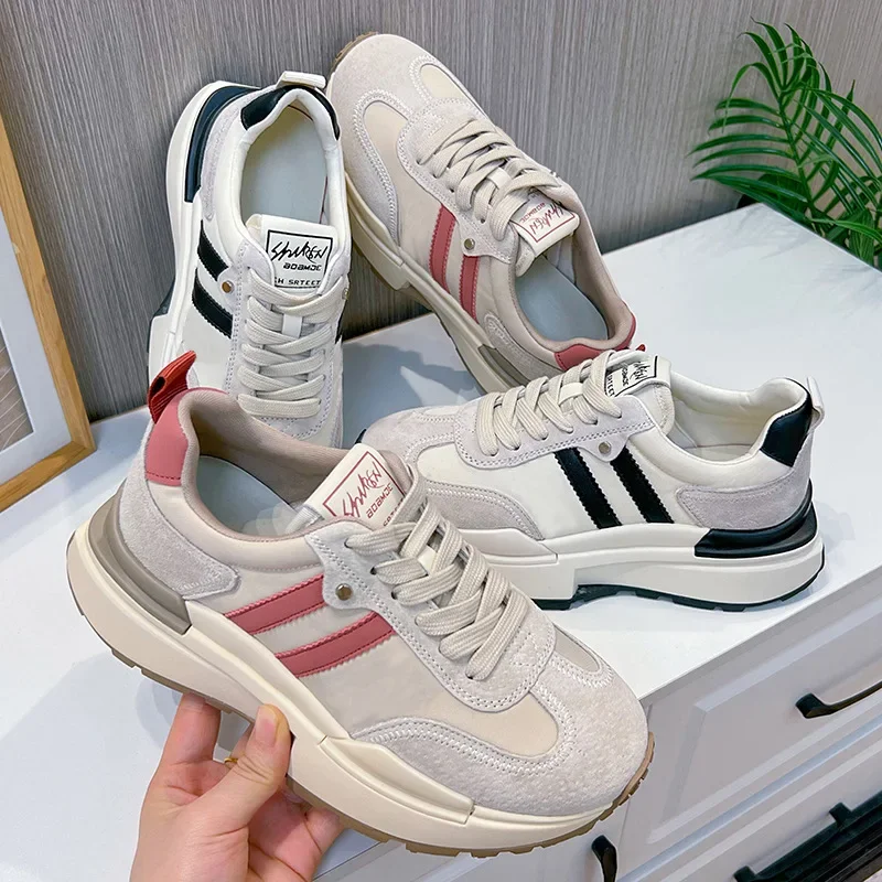 Кожаные туфли с абсорбирующей подошвой немецкие тренировочные для женщин