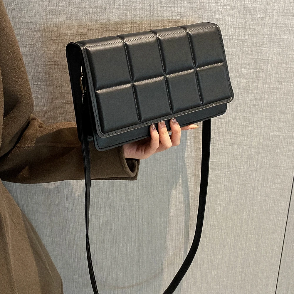 

Женская сумка, качественные кожаные сумки через плечо для женщин, брендовый мессенджер в стиле ретро, клетчатая женская сумка с ромбовидным узором, маленькие квадратные сумки, сумка-тоут, кошелек