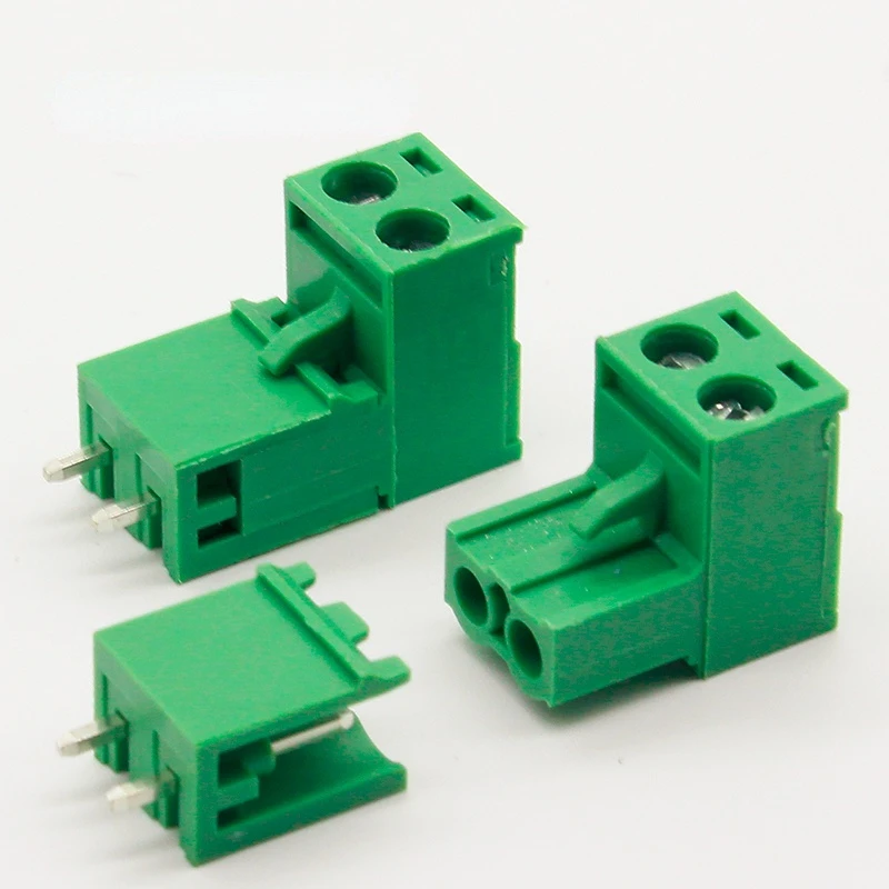 

10 sets ht5.08 2pin Terminal plug type 300V 10A 5.08mm pitch connector pcb screw terminal block