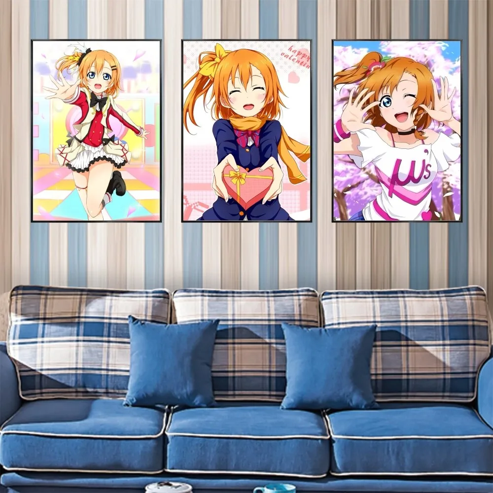 Аниме L-образный постер kfukao Honoka настенное искусство домашний декор для комнаты