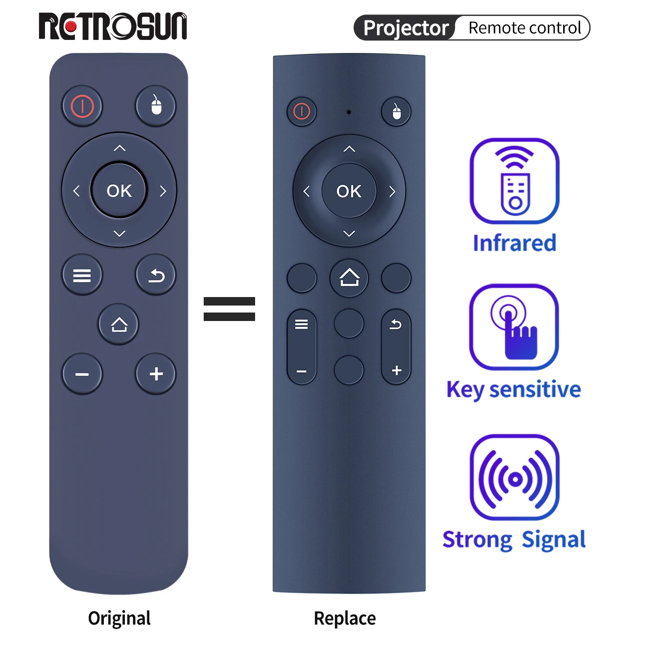 

New Remote Control for ANKER Nebula Capsule D4111 Review Projectors