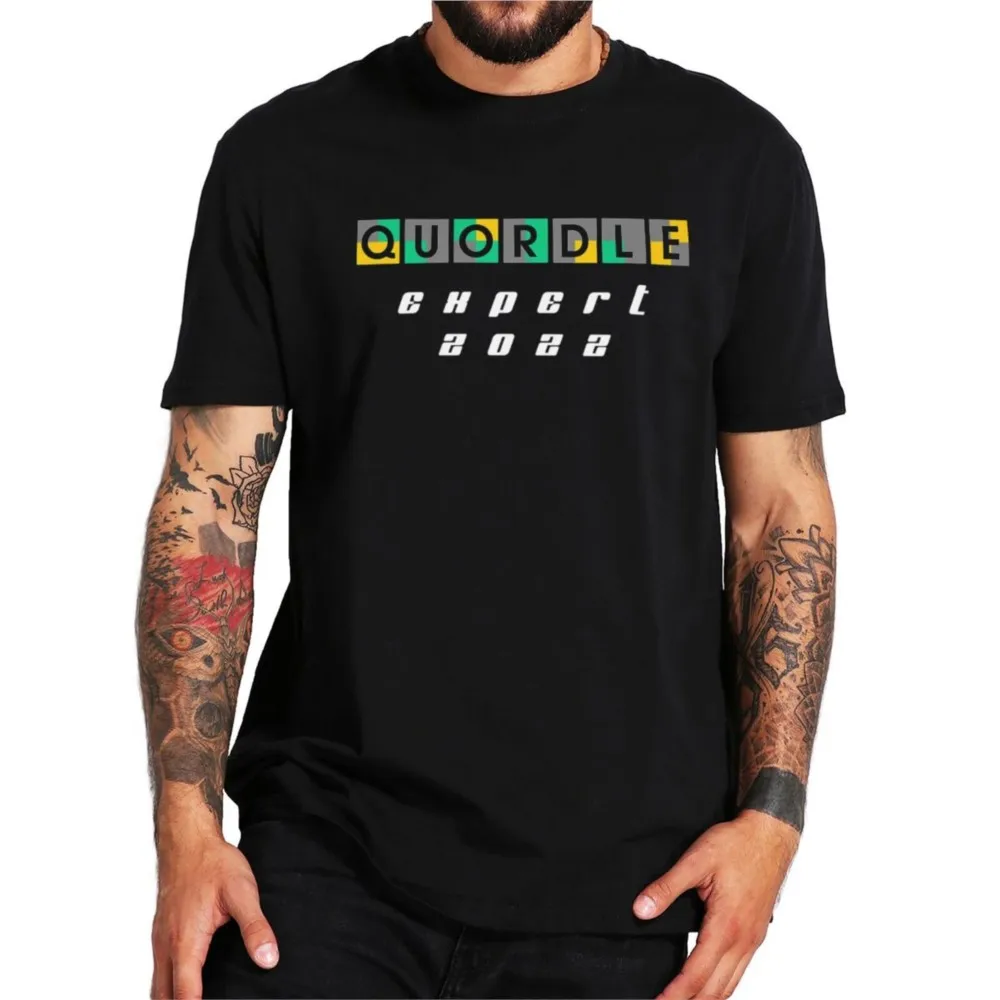 

Quordle Expert 2022 Classic T-Shirt New Gaming Trend Fan Gift Women Men Clothing Casual Premium 100% Cotton Soft T Shirt