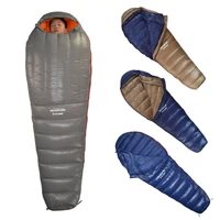 mountaindream outdoor adult warm super light travel camping down sleeping bag filled with duck downeping bag