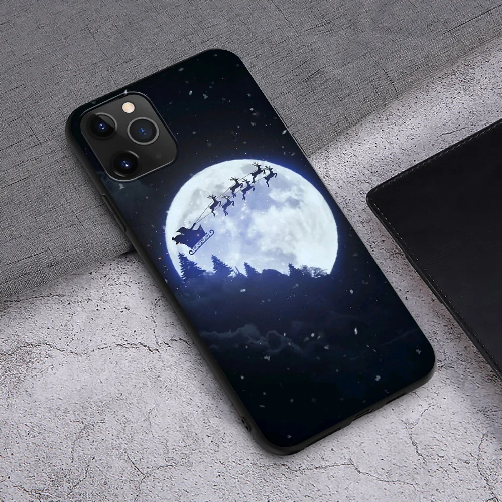 SA164 Tree Deer Merry Christmas Soft Case for Xiaomi Mi 9T 10T 11T 11i 11 12 A2 A3 POCO X3 M3 M2 F3 Pro NFC