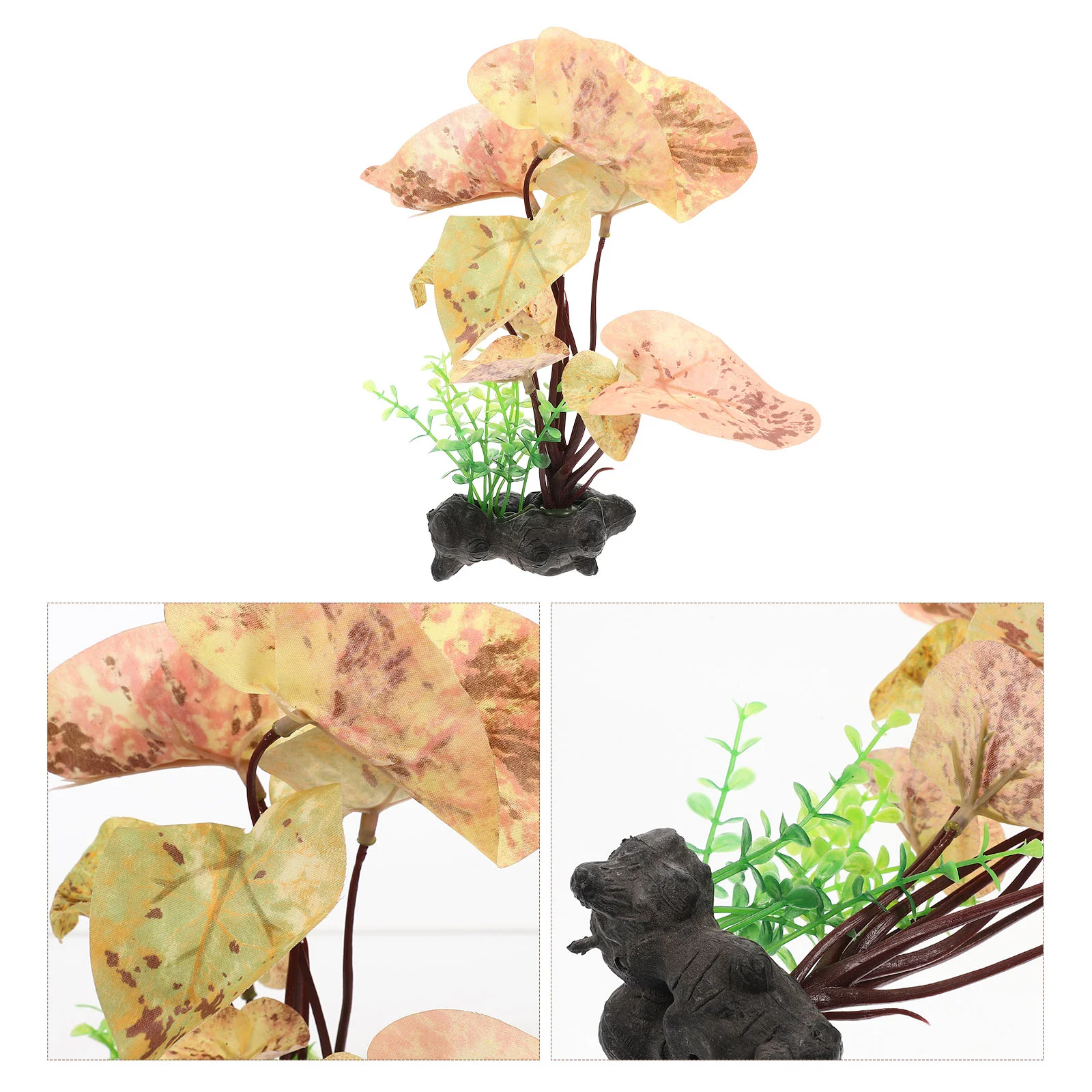 

Tank Aquarium Fake Plastic Accessories Ornaments Decorations Supplies Decors Decoration Artificial Landscaping Ornament Flower