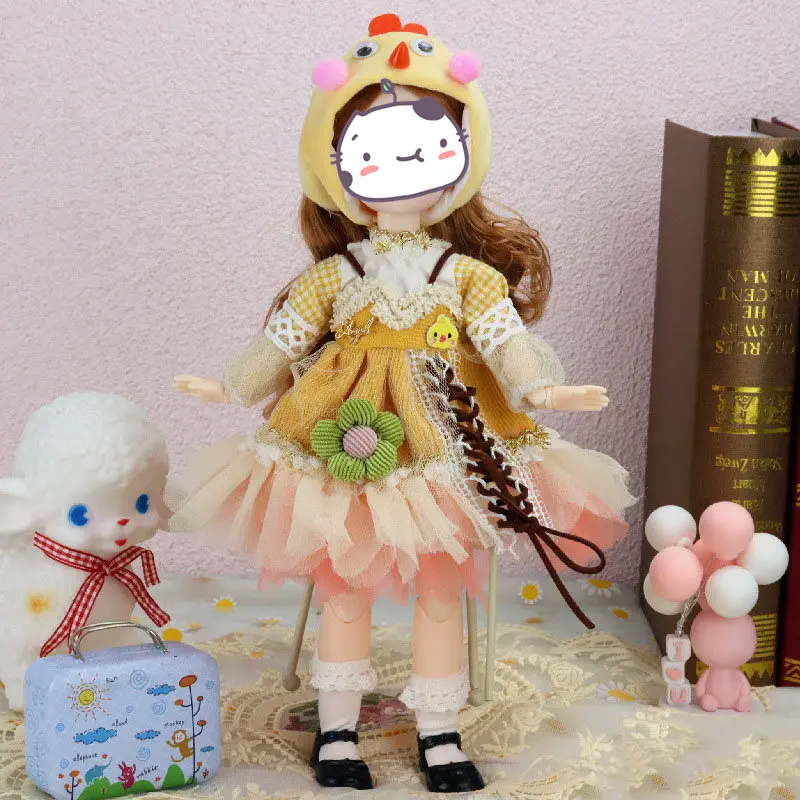 Лолита стиль 28 см Аниме Кукла Одежда Аксессуары для 1/6 Bjd Принцесса одеваются