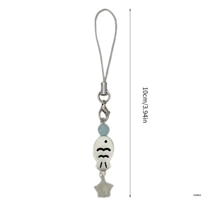 Модный кулон с рыбой подвеска для телефона уникальный брелок рыбой-луцианом