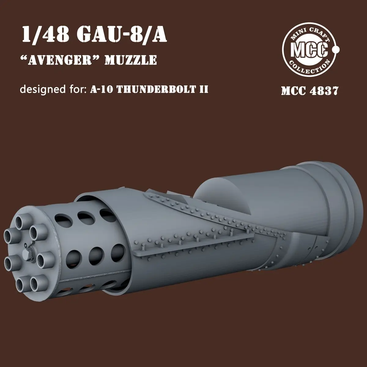Фото MCC 4837 1/48 GAU-8 Намордник для A-10 — набор деталей обновления №3