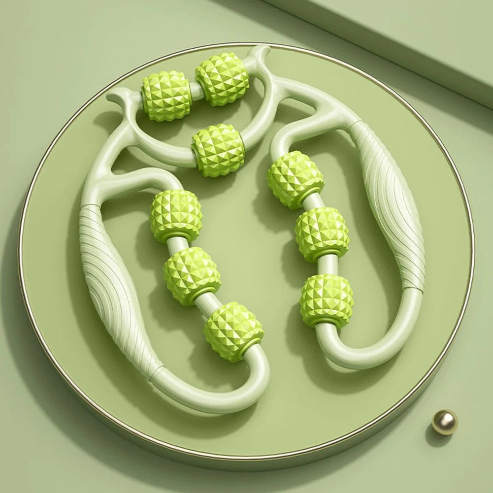 

Массажер для ног антицеллюлитный, Многофункциональный Круглый ролик для массажа, расслабление мышц, ручной массажер, колесный Массажер для йоги