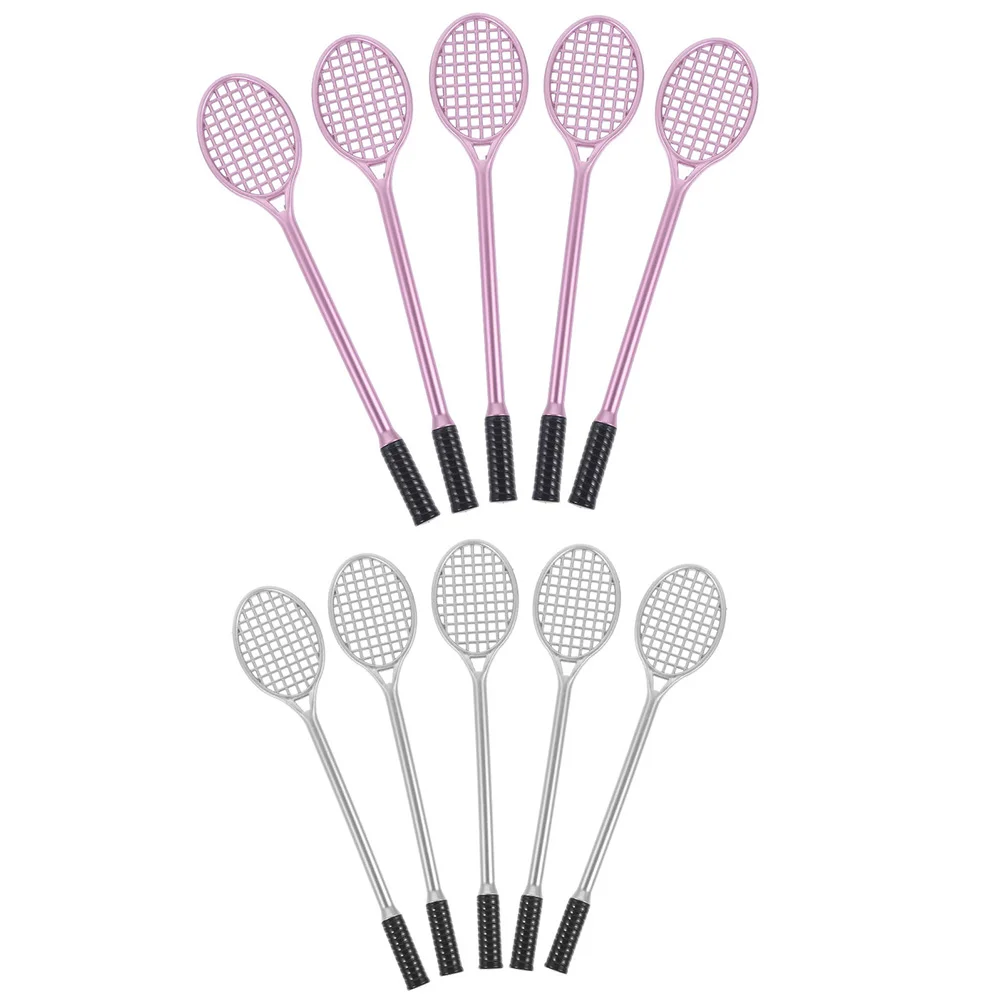 

10 Pcs Tennis Gifts Gel Pen Bulk Student Office Neutral Things for School Adorable Business Kids Ink
