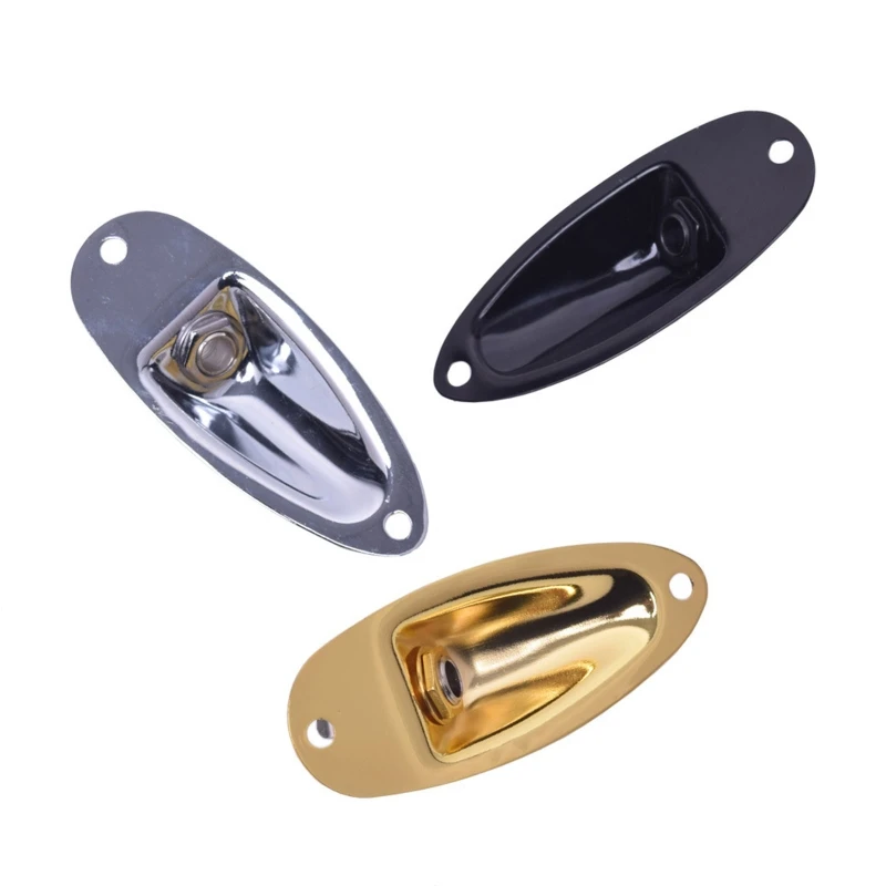 

for Electric Guitar Boat Jack Plate Jack Socket Hole Connector for Strat Guitar NEW