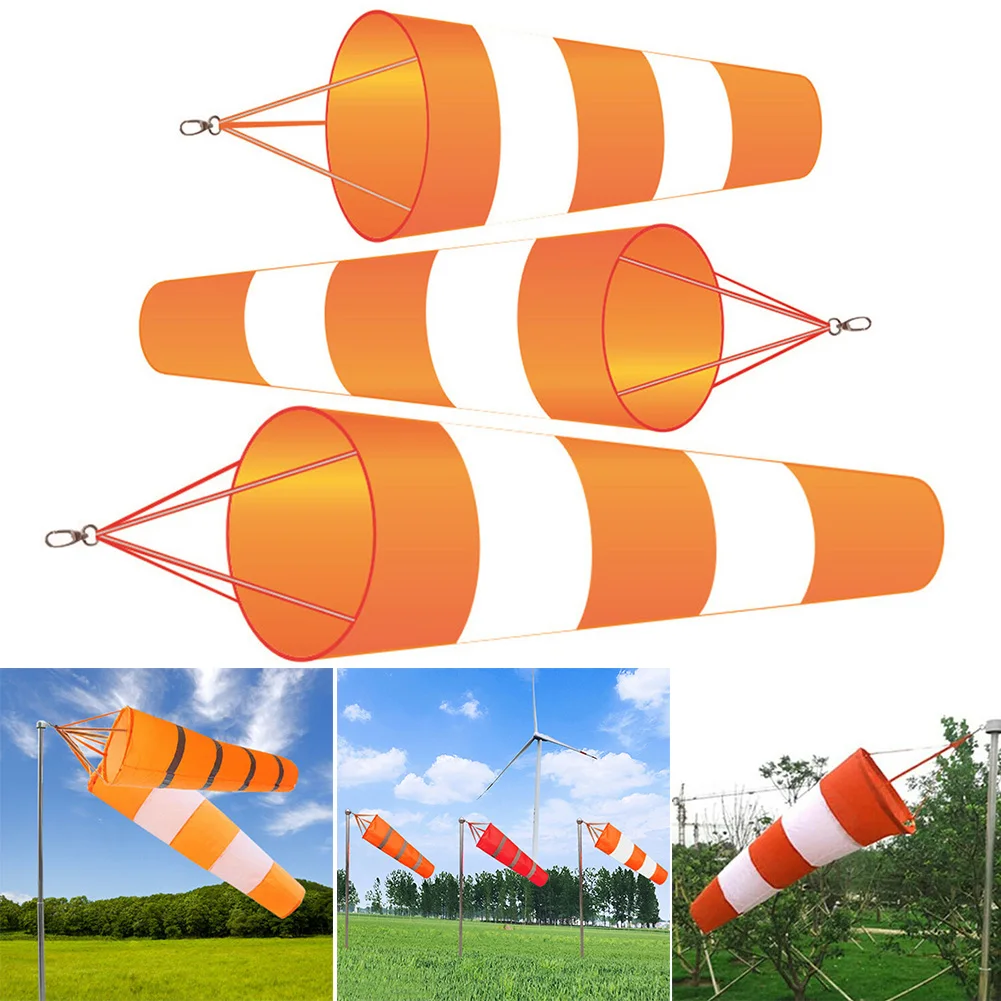 Светоотражающая ветрозащитная лопатка оранжевый/красный цвет 60/80/100