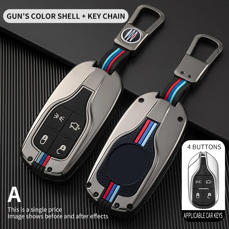 

Funda para llave de coche, bolsa para Maserati Ghibli Levante Quattroporte, accesorios, soporte de estilo de coche, protección p