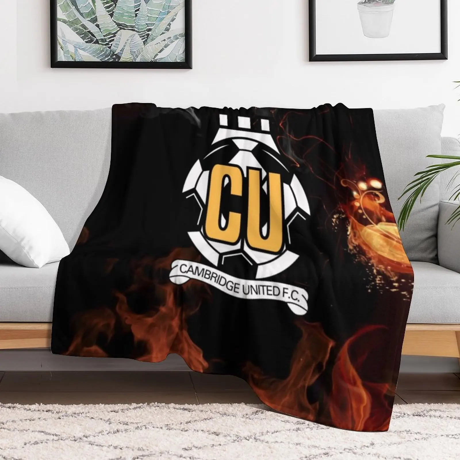 cambridge United fc Плед Пляжные одеяла для волос