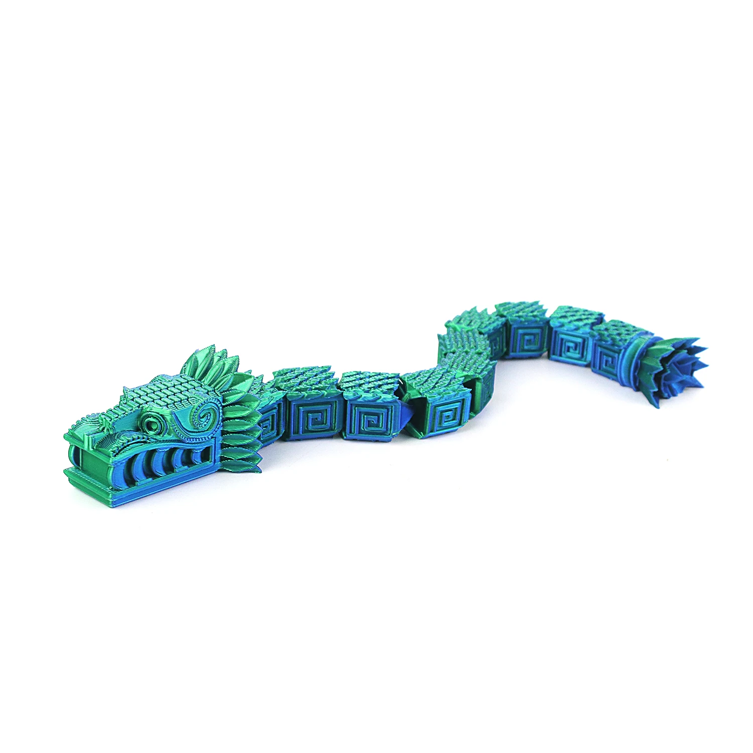 

3D-печатный дракон из пластика