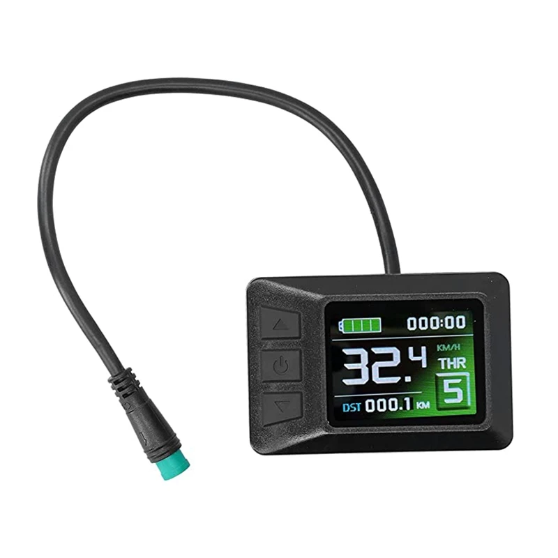 

Индикатор аккумулятора с цветным экраном, аксессуар для модификации электровелосипеда, дисплей LCD7 24 В/36 В/48 В с водонепроницаемым соединением