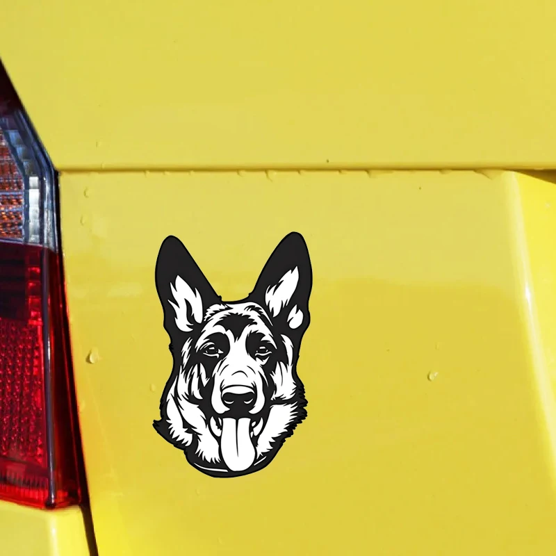 Покажите свою любовь к немецким пастушкам с помощью этой стильной наклейки на