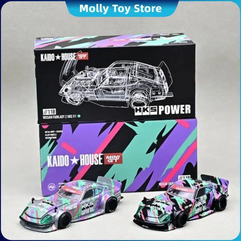 Фонарь 1:64 Kaido Khmg118 Nissan Z Hks модель автомобиля Agermeister для коллекции дисплея и подарка