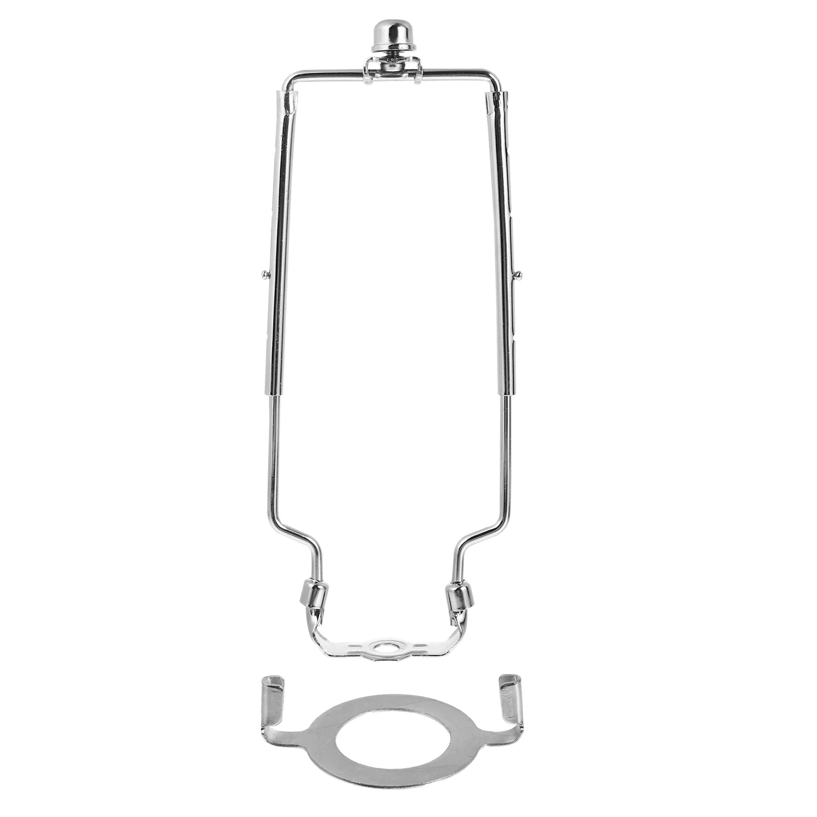 

Lamp Harp Shade Adapter Lampshade Holder Parts Finial Bracket Frame Saddlelight Detachable Tablefitting Baserepair Kit Cage