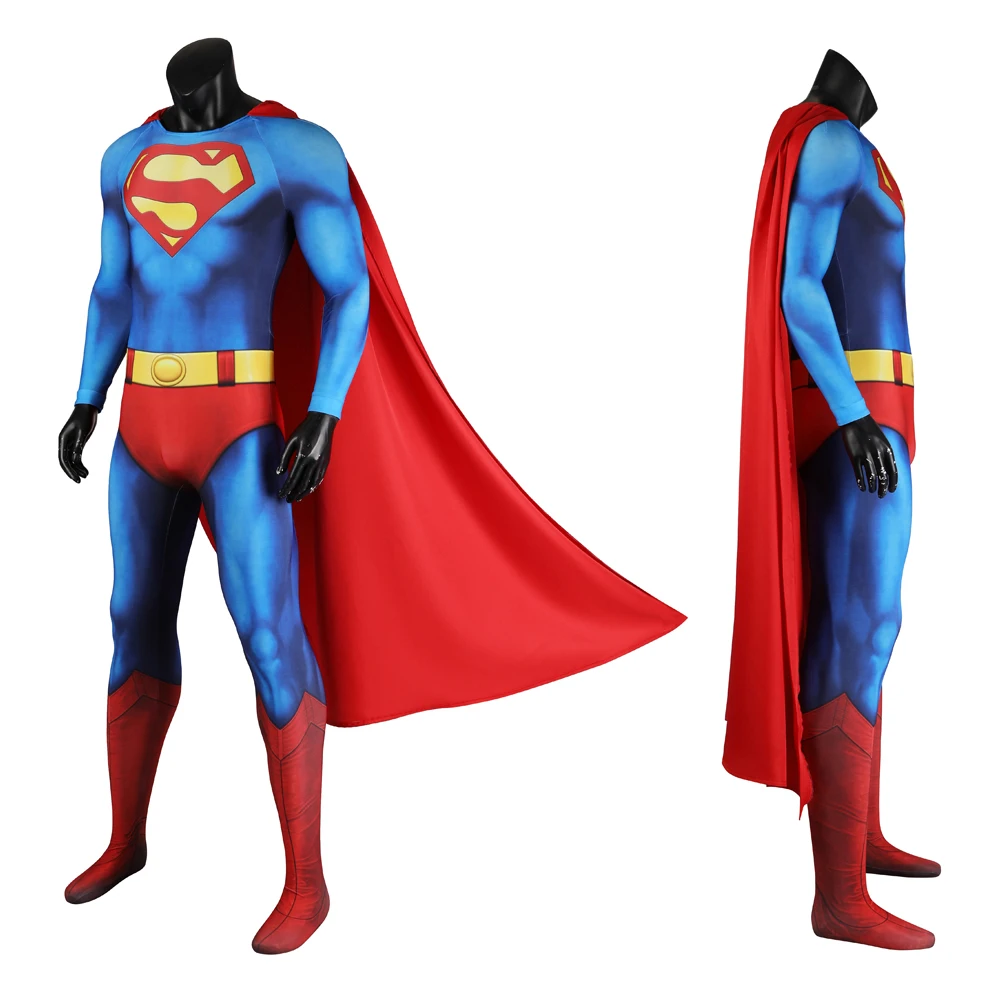 Высококачественный мужской костюм на Хэллоуин 1978 Zentai Маскировка супер Косплей