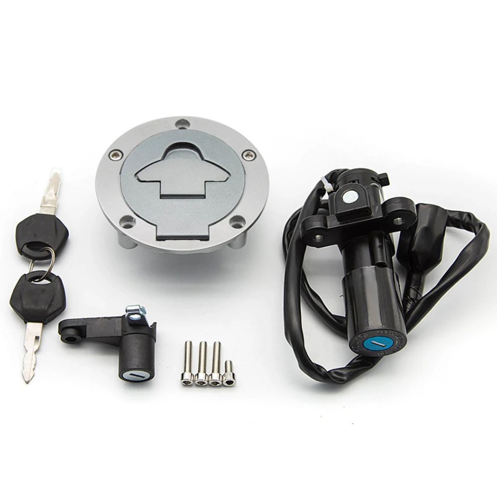 For Yamaha YZF R25 R3 2015-2019 Motorcycle Ignition Key Switch Seat Lock Fuel Tank Gas Cap Cover Set