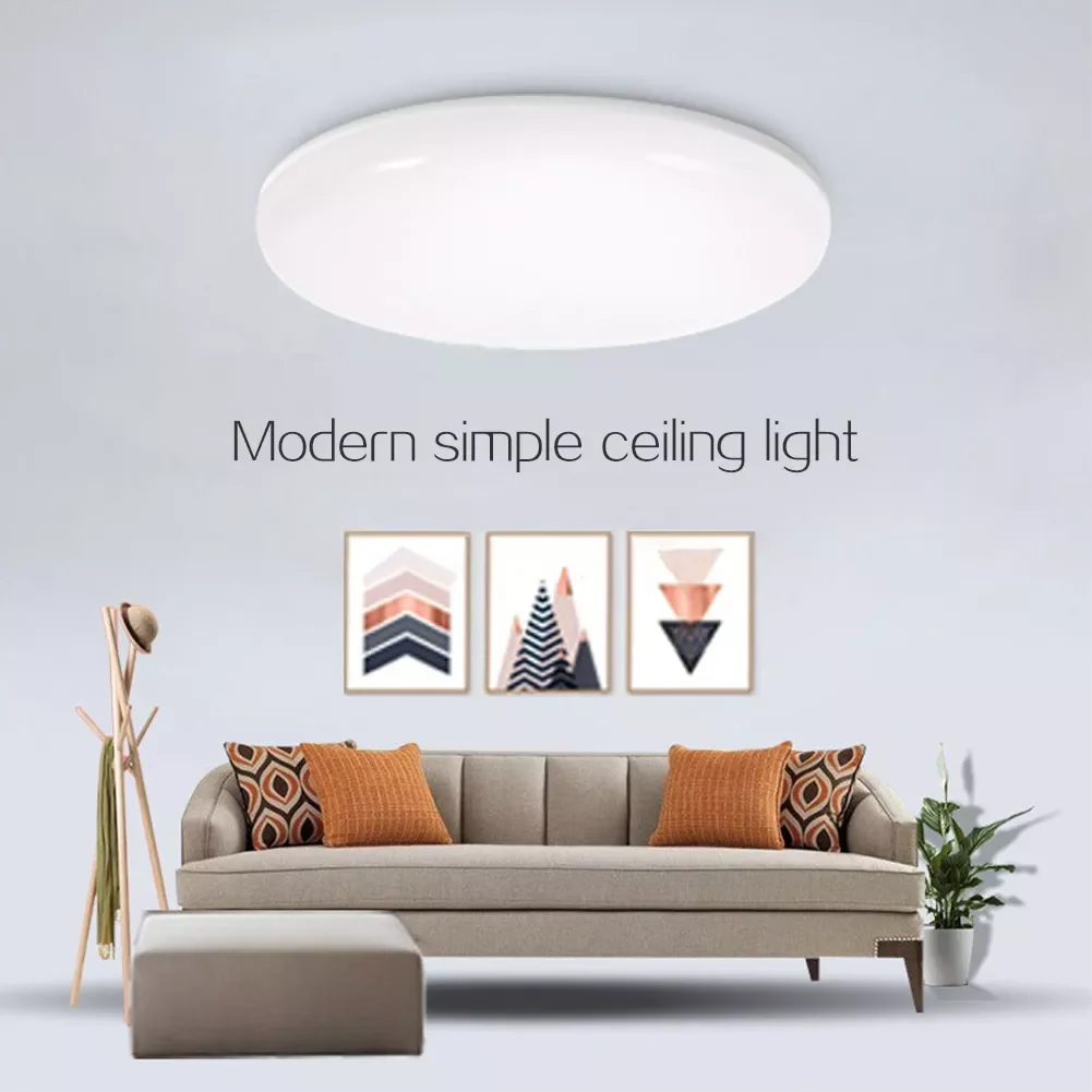 

NEW2023 Ultra Thin LED Ceiling light lamp 15W 20W 30W 50 AC 220V Surface Mount Flush lampada LED Panel Light for Bedroom Living