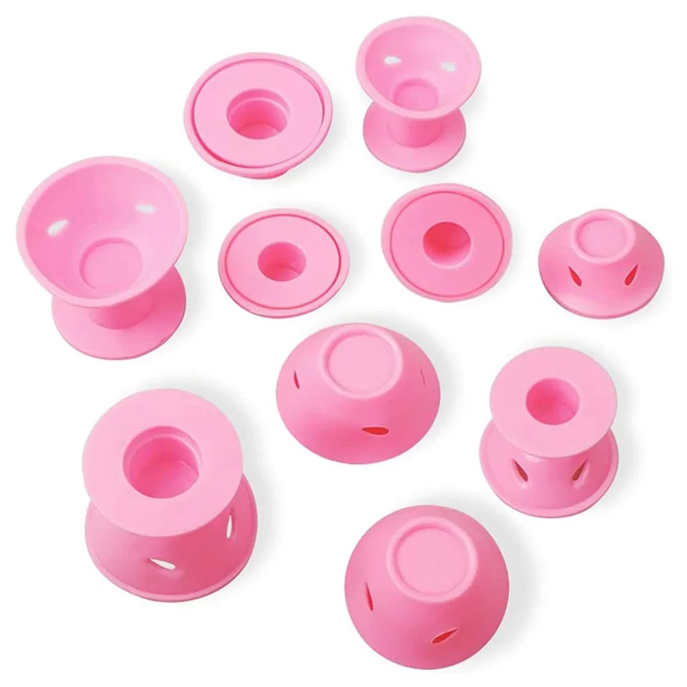 Мягкая резина силиконовые бигуди для волос без тепла ролики зажимы не вредят