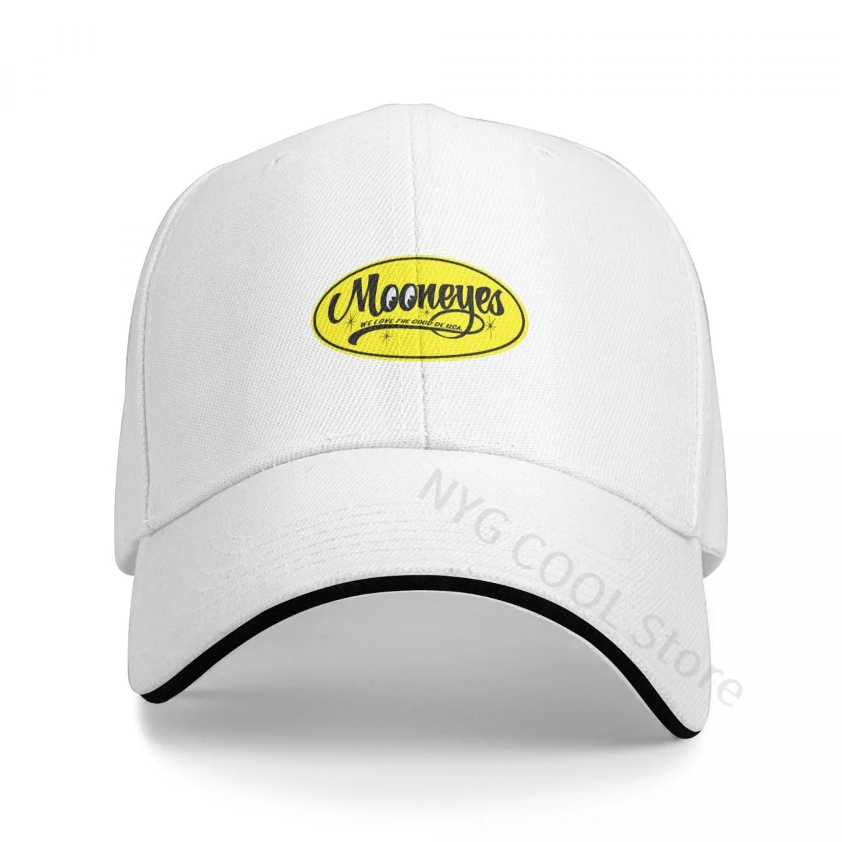 

Multiple Colour Moon Eyes Baseball Cap Peaked Cap Adjustable Dad Hat Shade Sport Baseball Hats