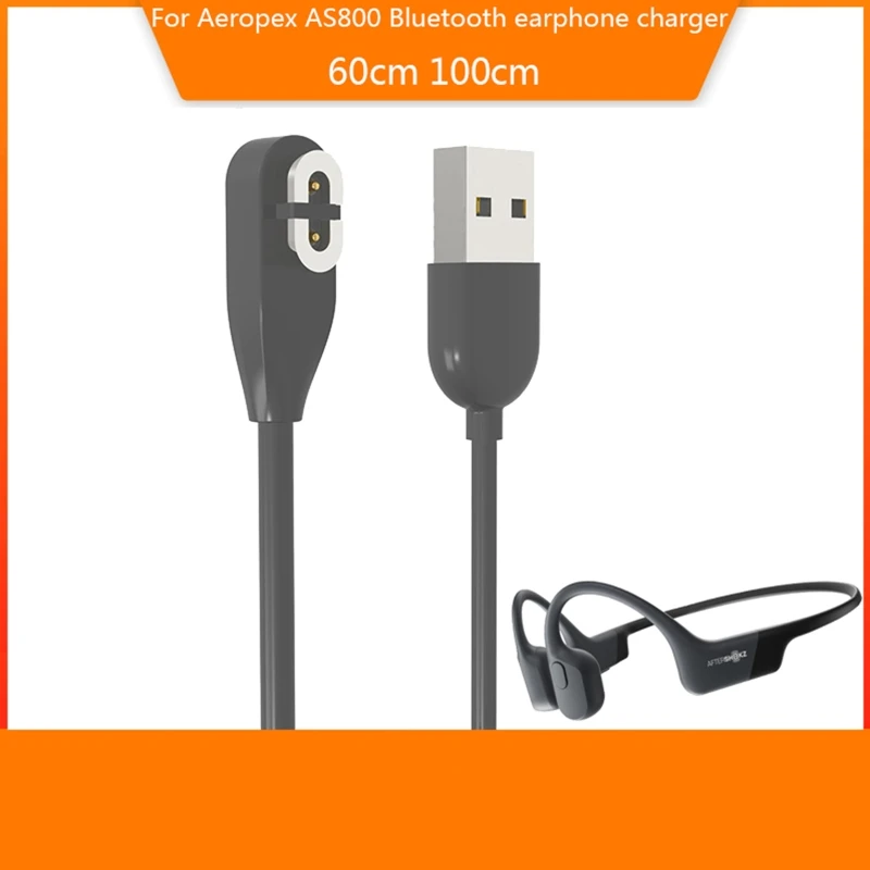 

USB Charging Cable Data Holder Power Charger Adapter Dock Magnetic Bracket Cradle Suitable for After ShokzAS800 ASC100SG
