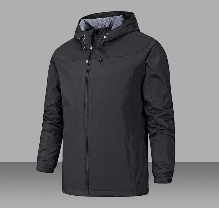 

Spring Autumn Hiking Waterproof Jackets Men Outdoor Sports Climbing Camping Trekking Fishing Hooded Thin Coat Windbreaker Jacket