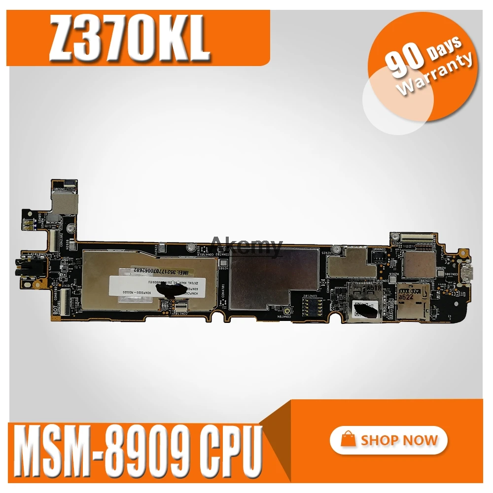 

Z370KL материнская плата для планшета Asus ZenPad 7,0 Z370KL Z370K протестированная оригинальная материнская плата MSM-8909 CPU 2G RAM