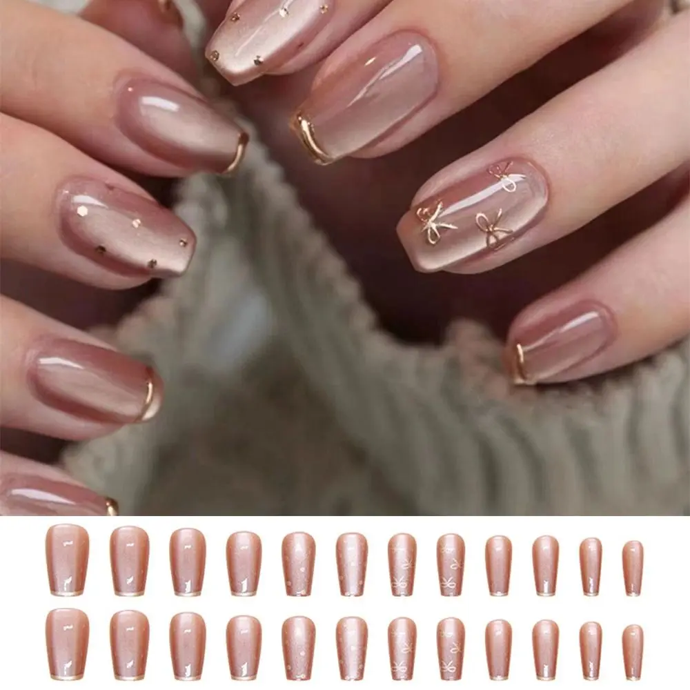 Накладные ногти кошачий глаз 24 шт./коробка