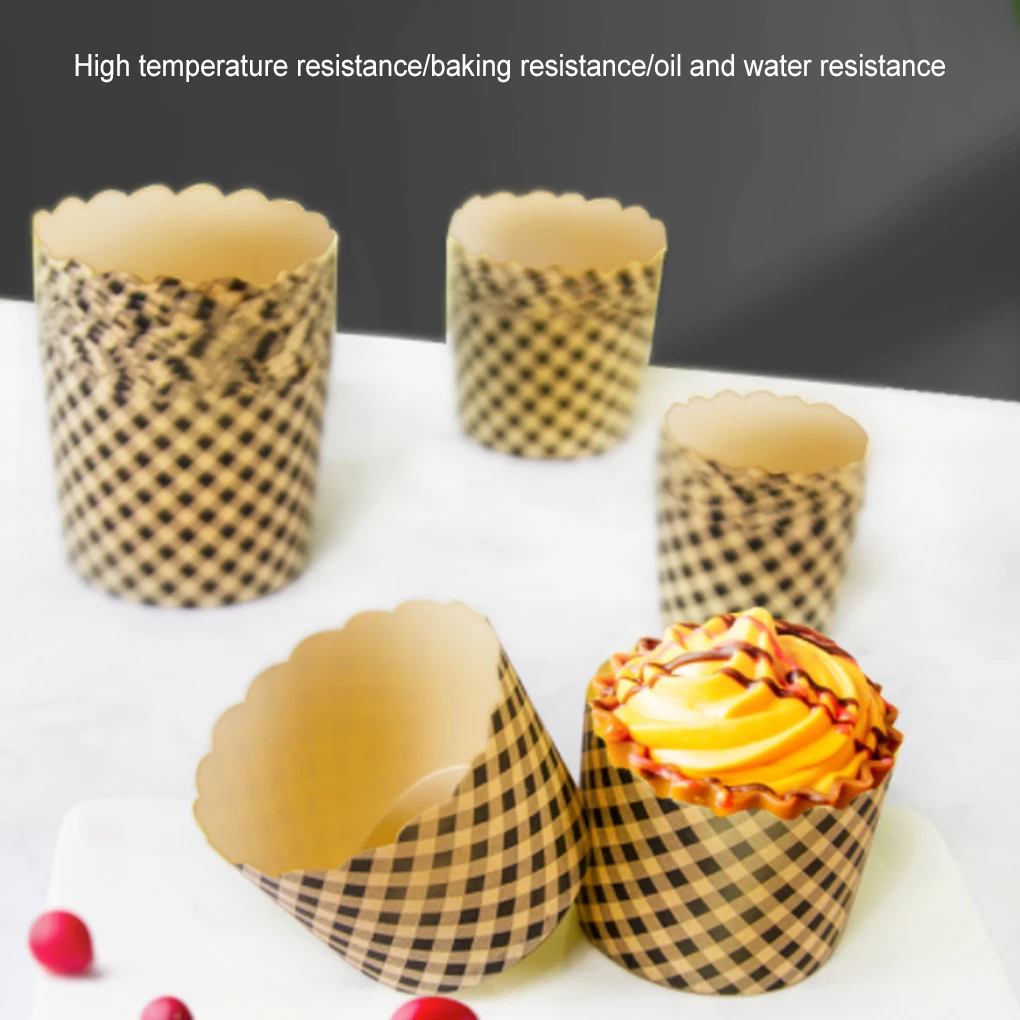 

100 шт., маслонепроницаемые Формы для кексов