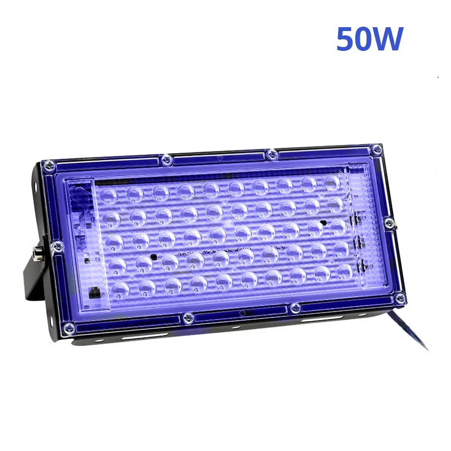 

ALIEN 50W 100W светодиодные УФ-черные фонари для сцены, черный свет, ультрафиолетовый свет с эффектом прожектора для Хэллоуина, Рождества, танца, DJ, дискотеки, вечеринки, бара