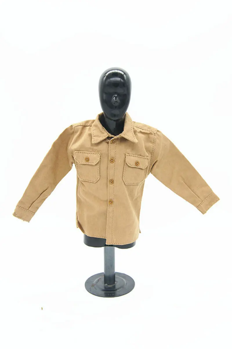 

1/6th WWII U.S. Army Paratrooper Rangers Yellow Shirt Model for 12" Doll Toys