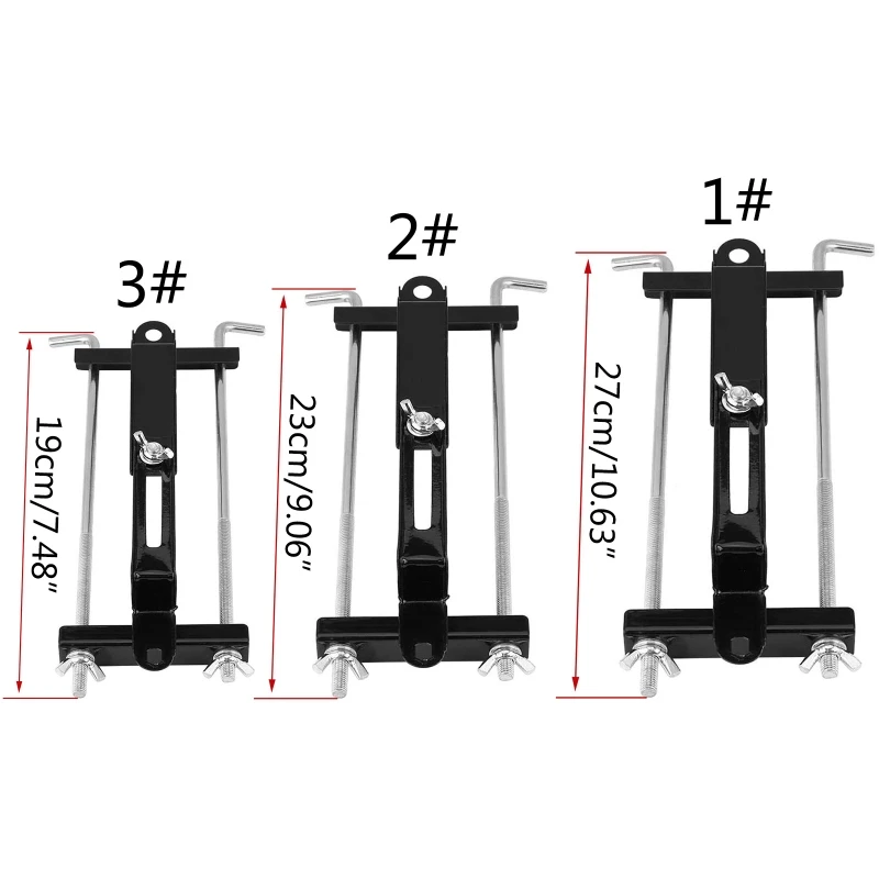 

Adjustable Universal Automatic Storage Battery Holder Stabilizer Metal Bracket Car Crossbar Bolt-On Shelf J-style