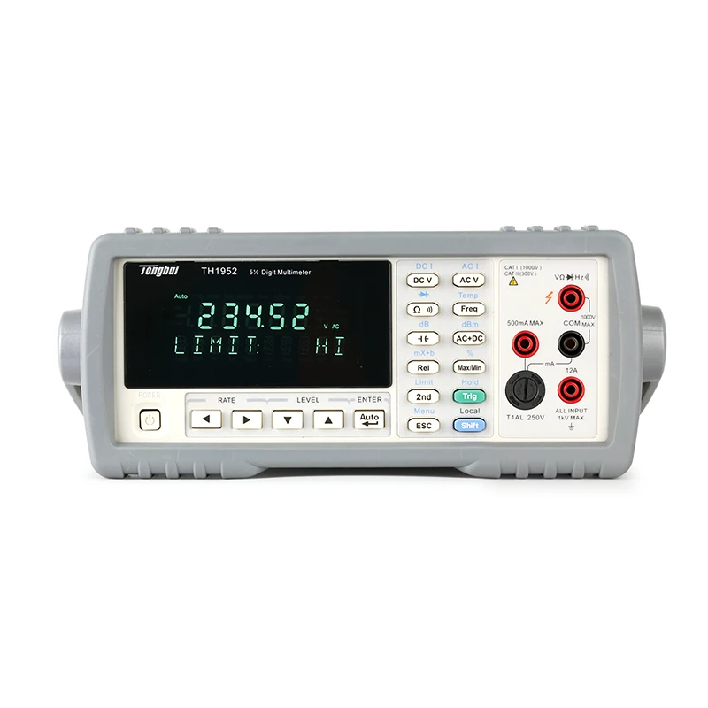 

Tonghui TH1952 Five And A Half Digit Multimeter Voltage And Current Measurement