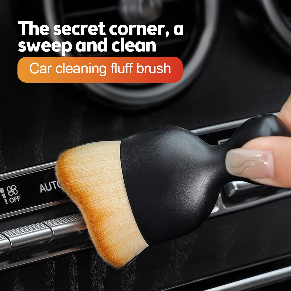 

Car Air Outlet Cleaning Brush Car Gap Dust Removal Brush Portable Handle Brush Car Detailing Brush Car Interior Cleaning Tools