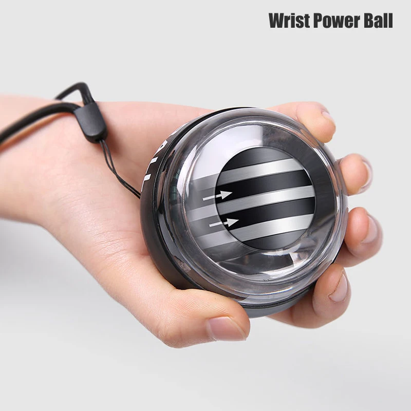 

Wrist Power Ball Self Starting Hand Arm Muscle Force Trainer Wrist Stress Reduction Fitness Gyro Training Ball Gyroscope Toy