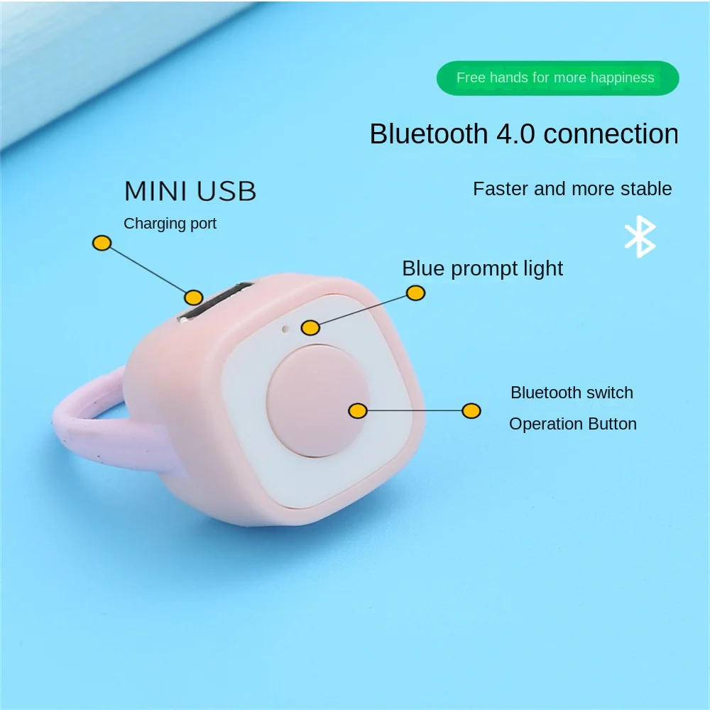 

Page Flipping Device For Short Video Convenient -compatible Fingertip Video Controller Durable Portable Universal