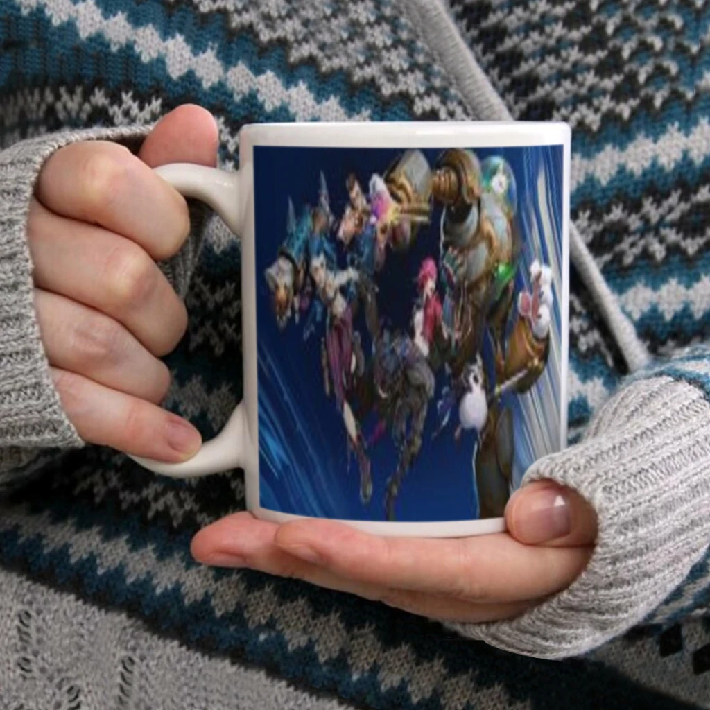 Популярная оригинальная угловая дизайнерская игра VALORANT 11 унций кофейная кружка