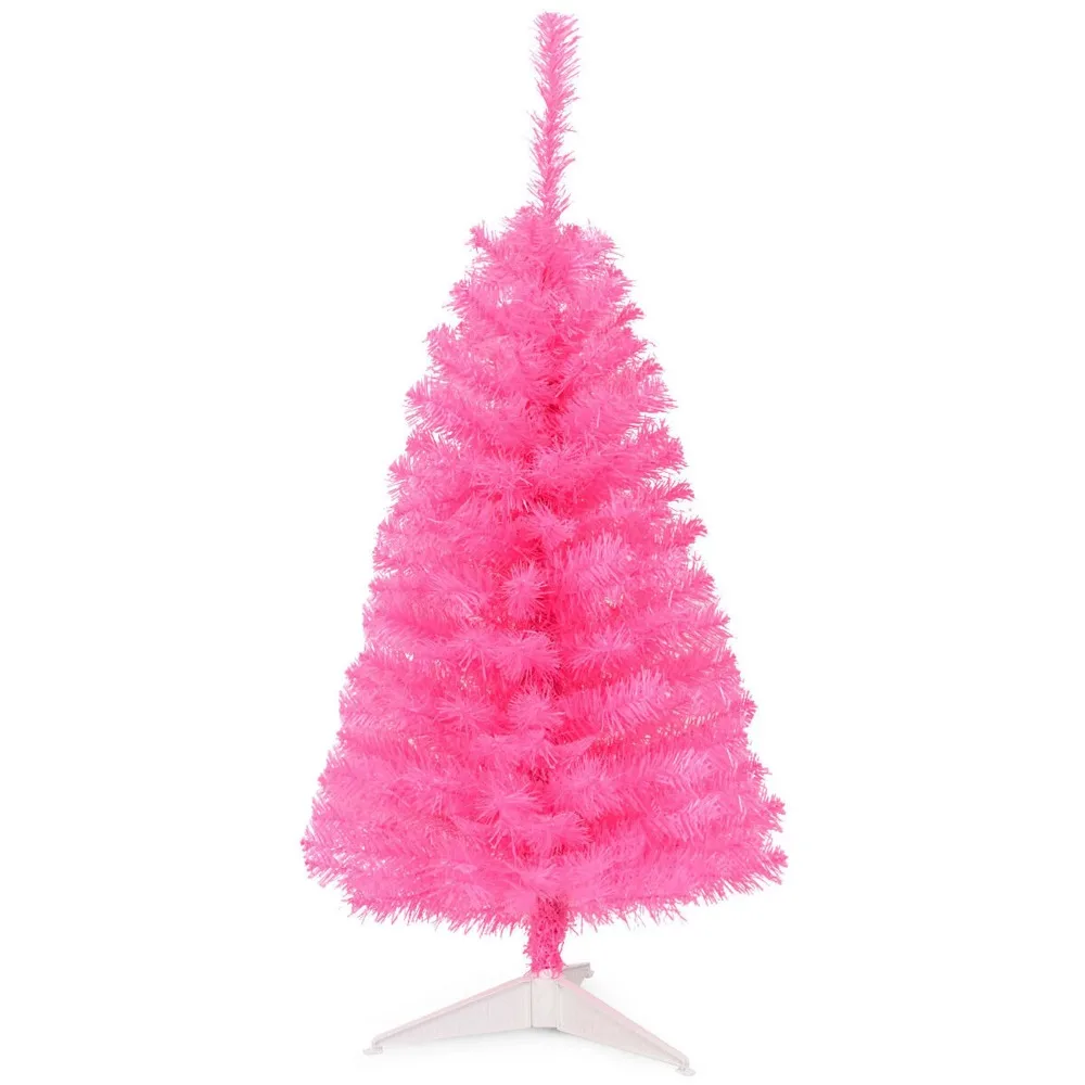 

3 фута, розовая искусственная Рождественская елка, Мини Рождественская сосна, праздничное украшение, бесплатная доставка, украшения для рождественской елки, товары для дома