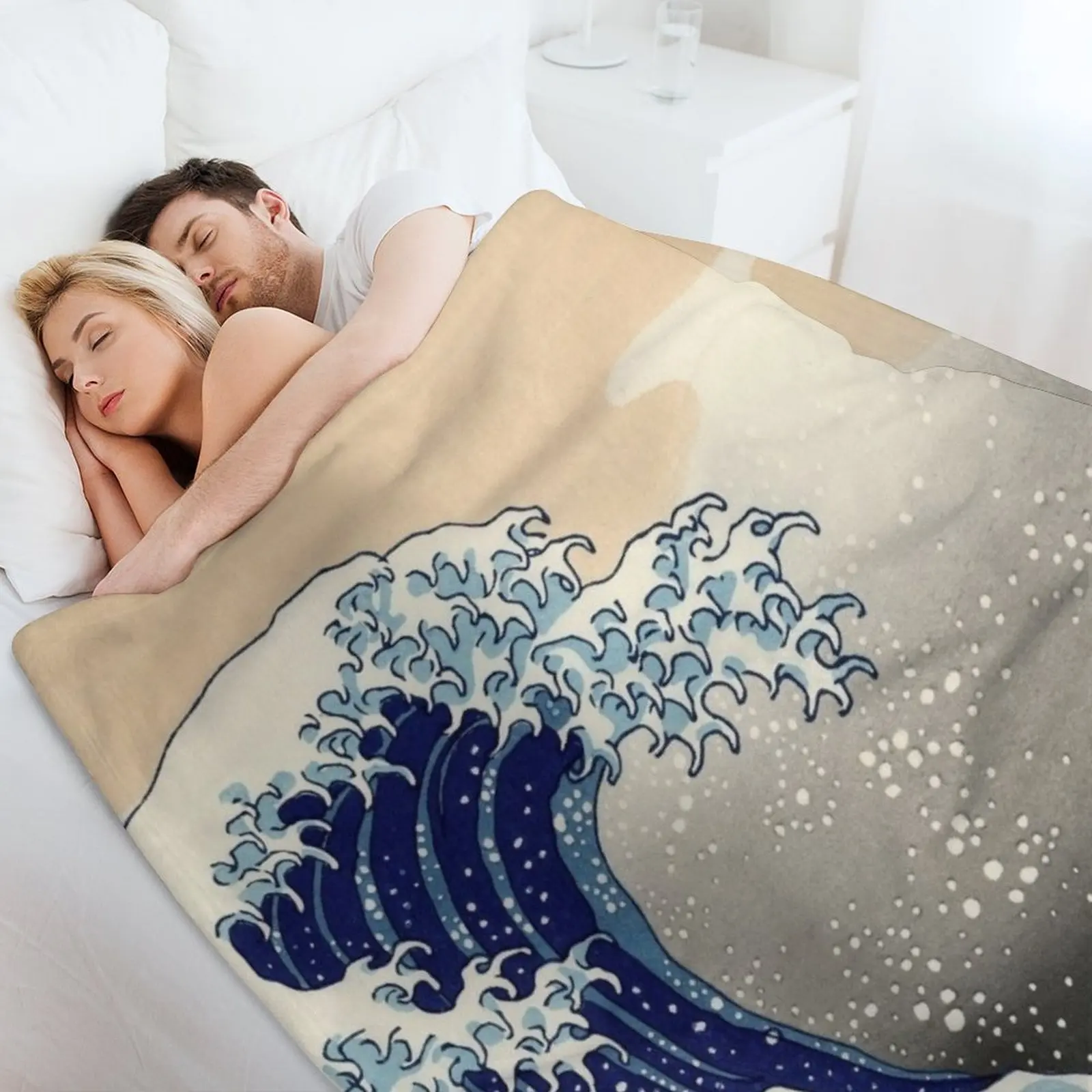 Hokusai (1760-1849) Одеяло Великая волна от Канагавы