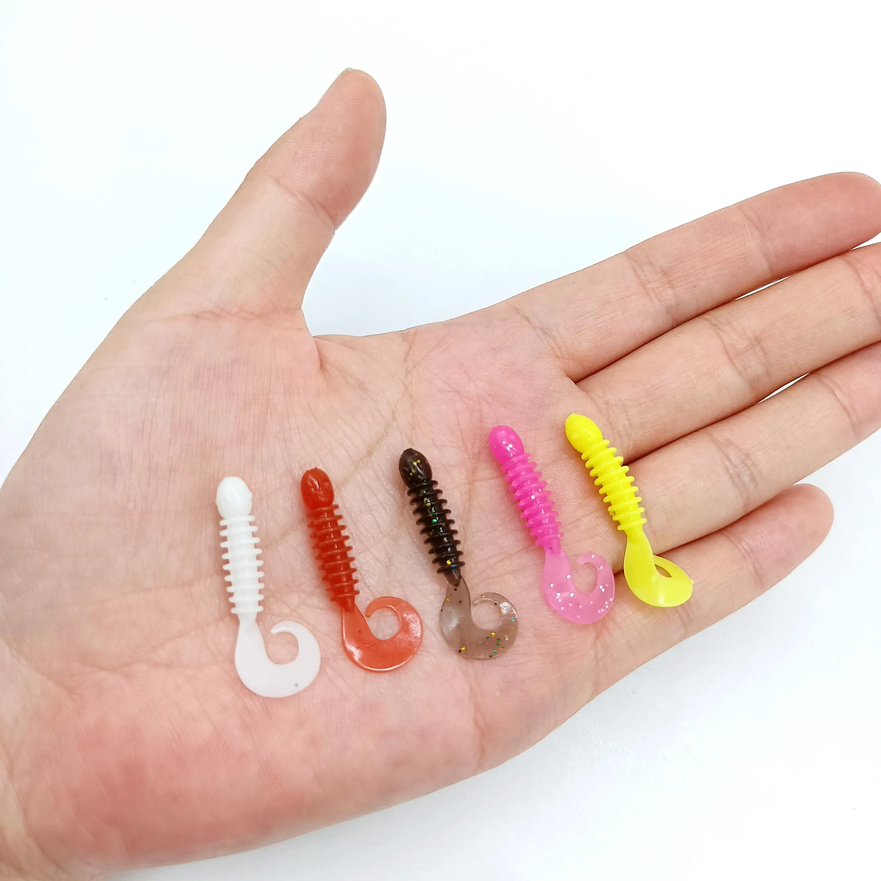 DUODUOYU 10 шт. мини Ajing мягкая рыболовная приманка 0 4 г/30 мм Маленькая искусственная